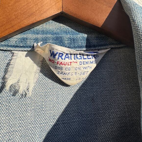 60s Wrangler No Fault Denim Jacket - Picture 5 of 16